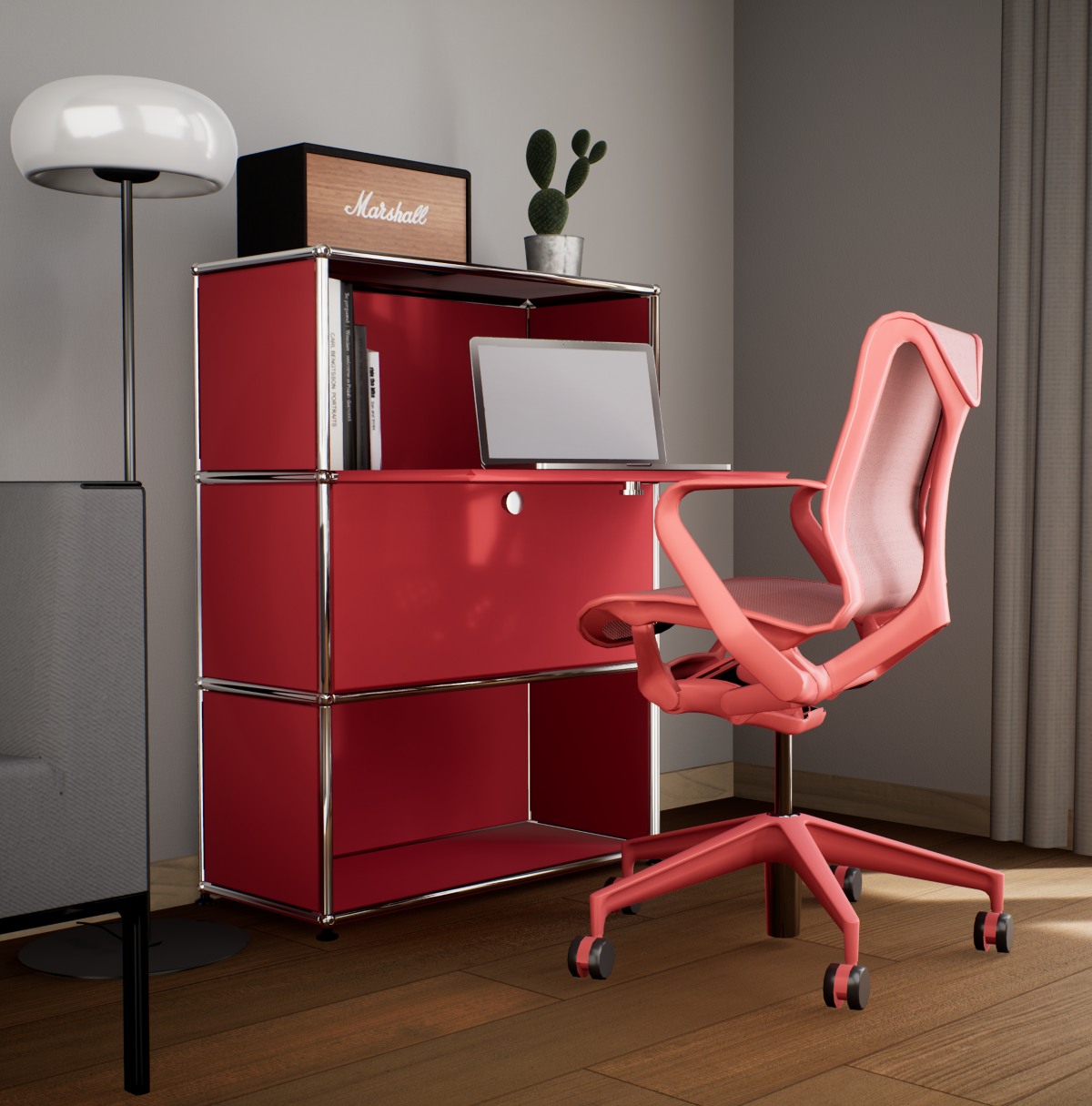 home office - pack red