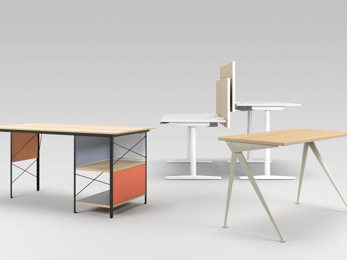 escritorios y mesas vitra adeyaka
