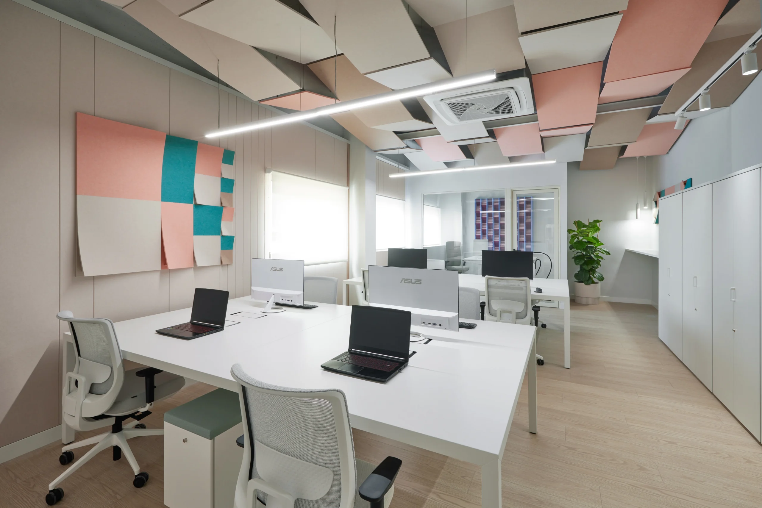 soluciones acústicas para oficinas - techos acústicos